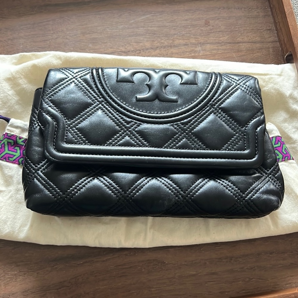 Tory Burch Fleming Soft Clutch purse